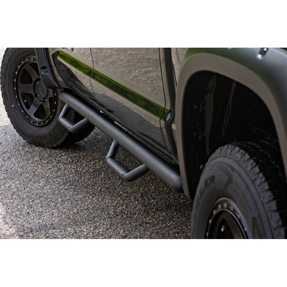 Progi, stopnie boczne czarne Rough Country Nerf Steps - Image 6