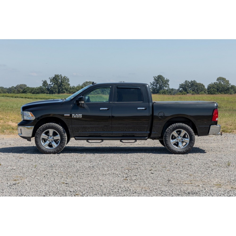 Progi, stopnie boczne regulowane aluminiowe Rough Country SRL2 Crew Cab - Image 6