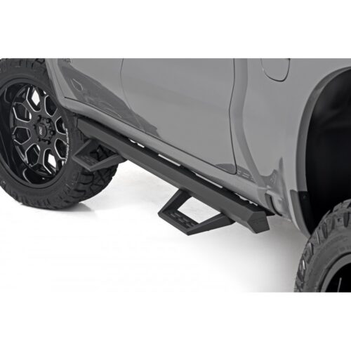 Progi, stopnie boczne regulowane aluminiowe Rough Country SRL2 Crew Cab