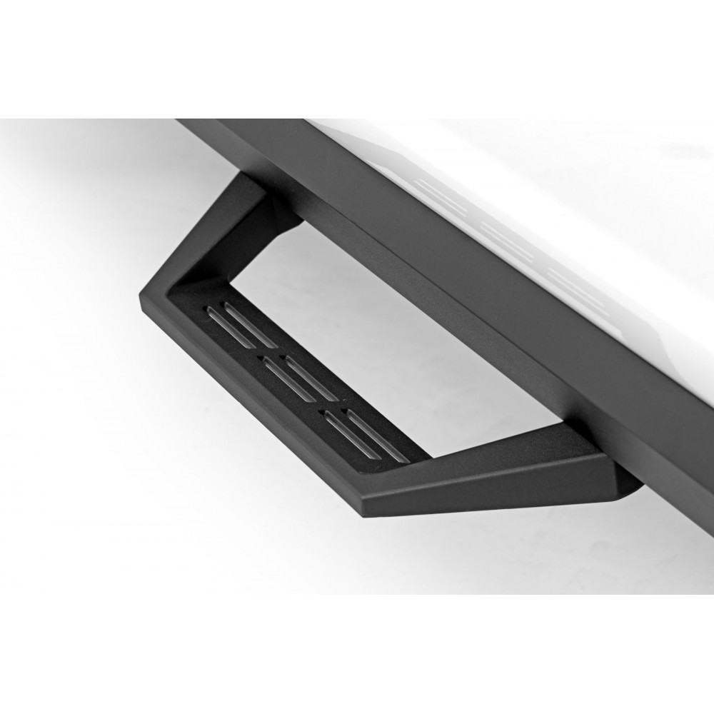 Progi, stopnie boczne regulowane aluminiowe Rough Country SRL2 Double Cab - Image 4