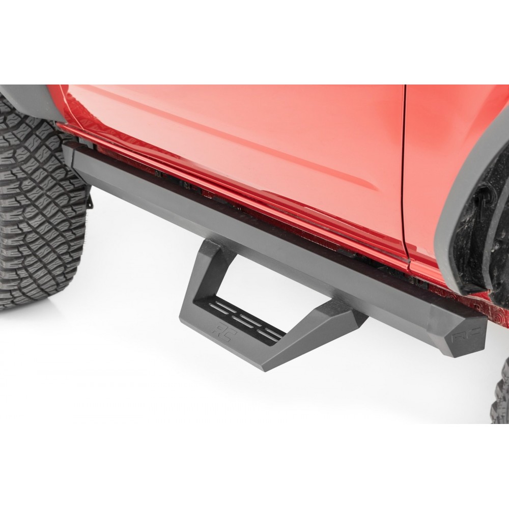 Progi, stopnie boczne regulowane aluminiowe Rough Country SRX2