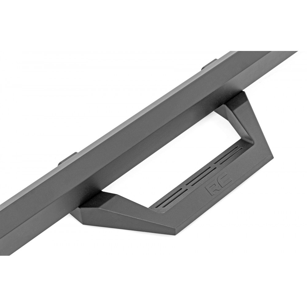 Progi, stopnie boczne regulowane aluminiowe Rough Country SRX2 Double Cab - Image 5