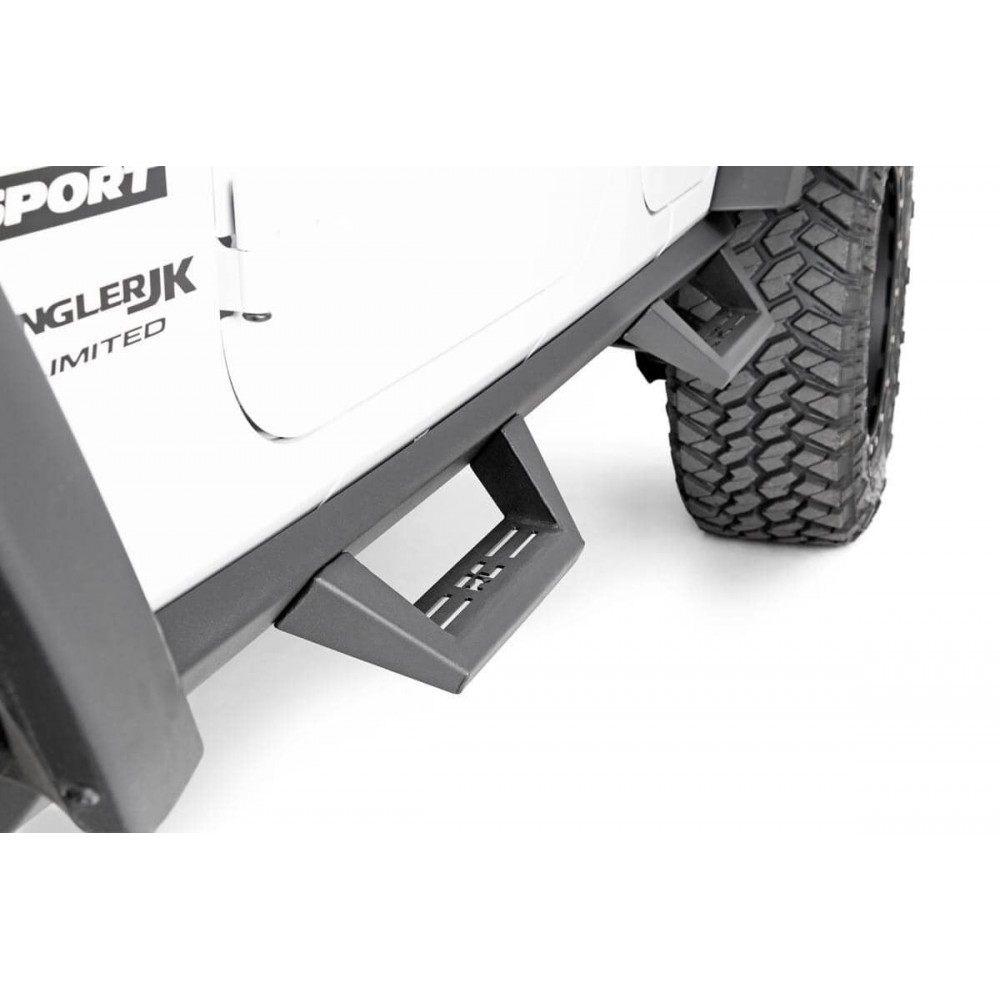 Progi, stopnie boczne Rough Country Contoured Drop Steps - Image 2