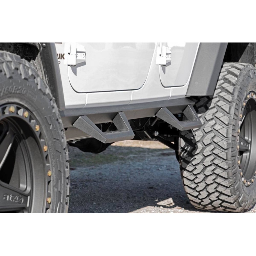 Progi, stopnie boczne Rough Country Contoured Drop Steps - Image 6