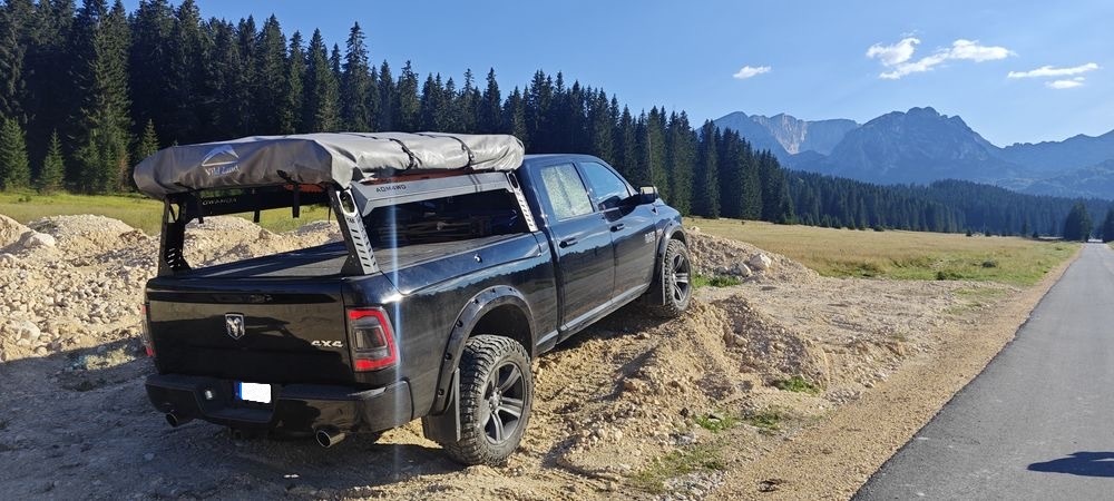 Bagaznik na pakę Orurowanie stelaż pod namiot Dodge RAM 1500 2500 3500 6.5ft 6'4" RAMBOX - obrazek 6