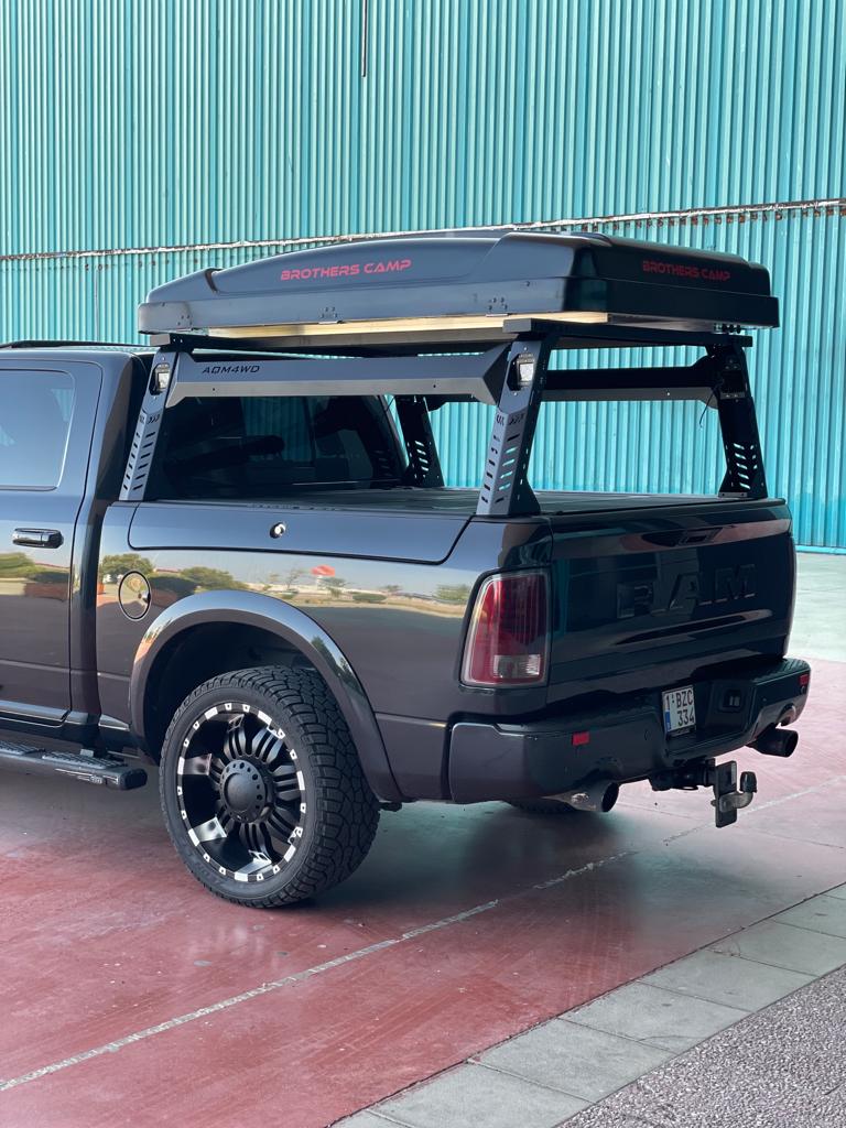 Bagaznik na pakę Orurowanie stelaż pod namiot Dodge RAM 1500 2500 3500 6.5ft 6'4" RAMBOX