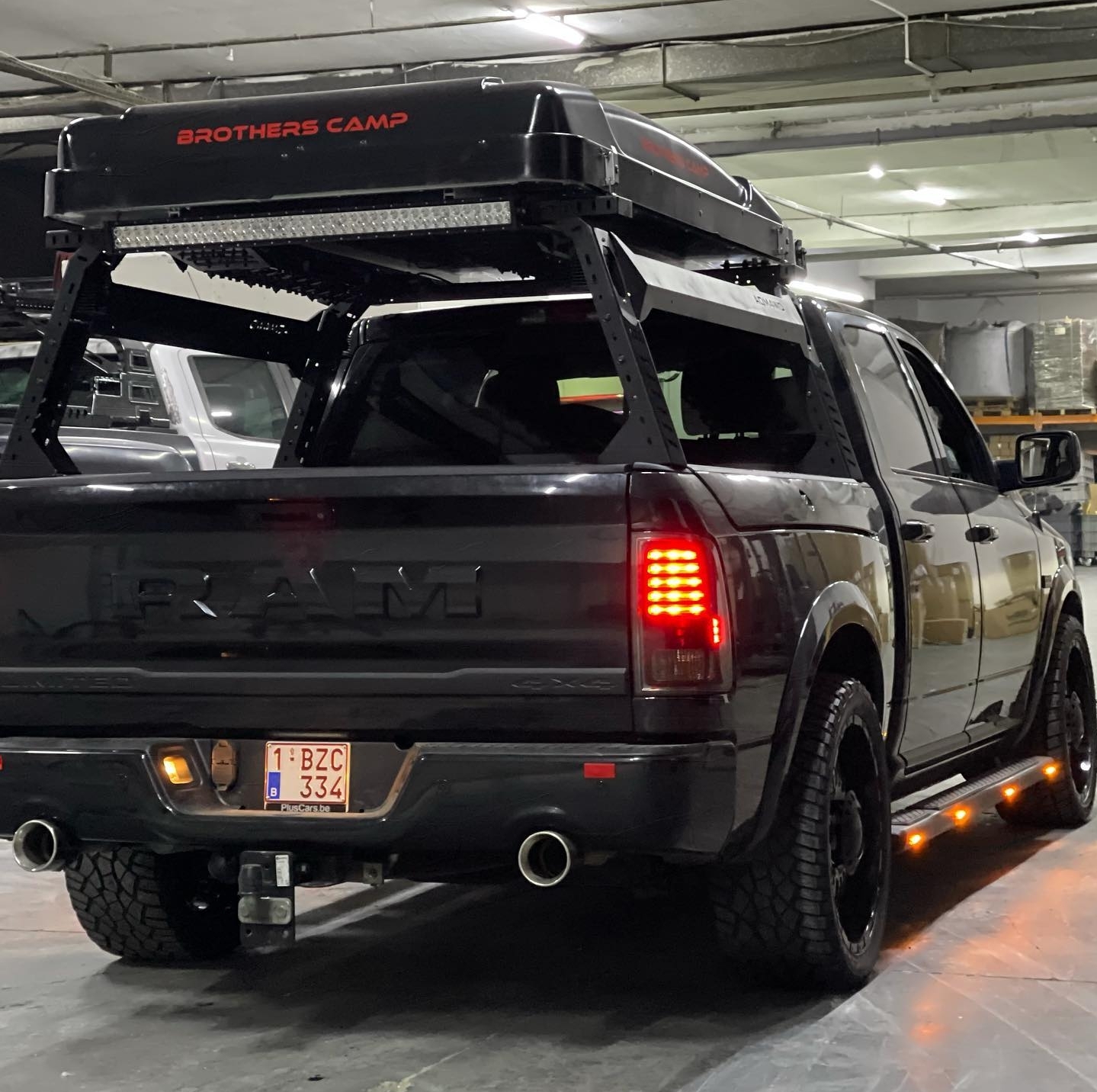 Bagaznik na pakę Orurowanie stelaż pod namiot Dodge RAM 1500 2500 3500 6.5ft 6'4" RAMBOX - obrazek 2