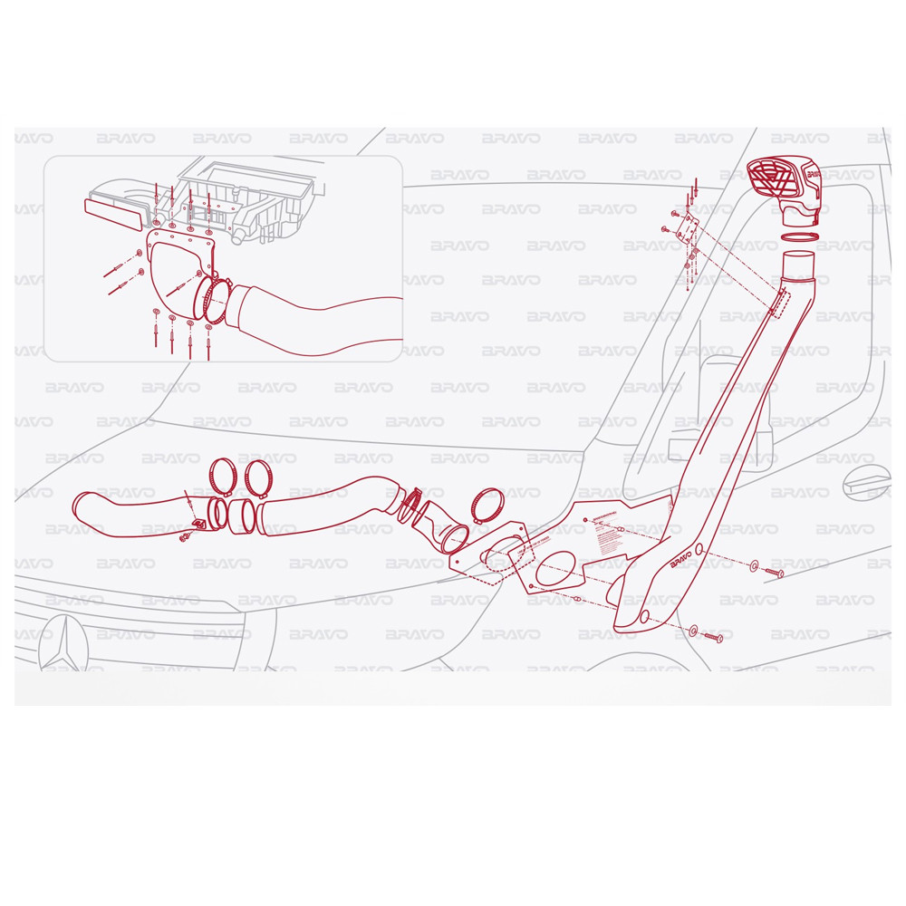 Snorkel, wlot powietrza Bravo - Image 3