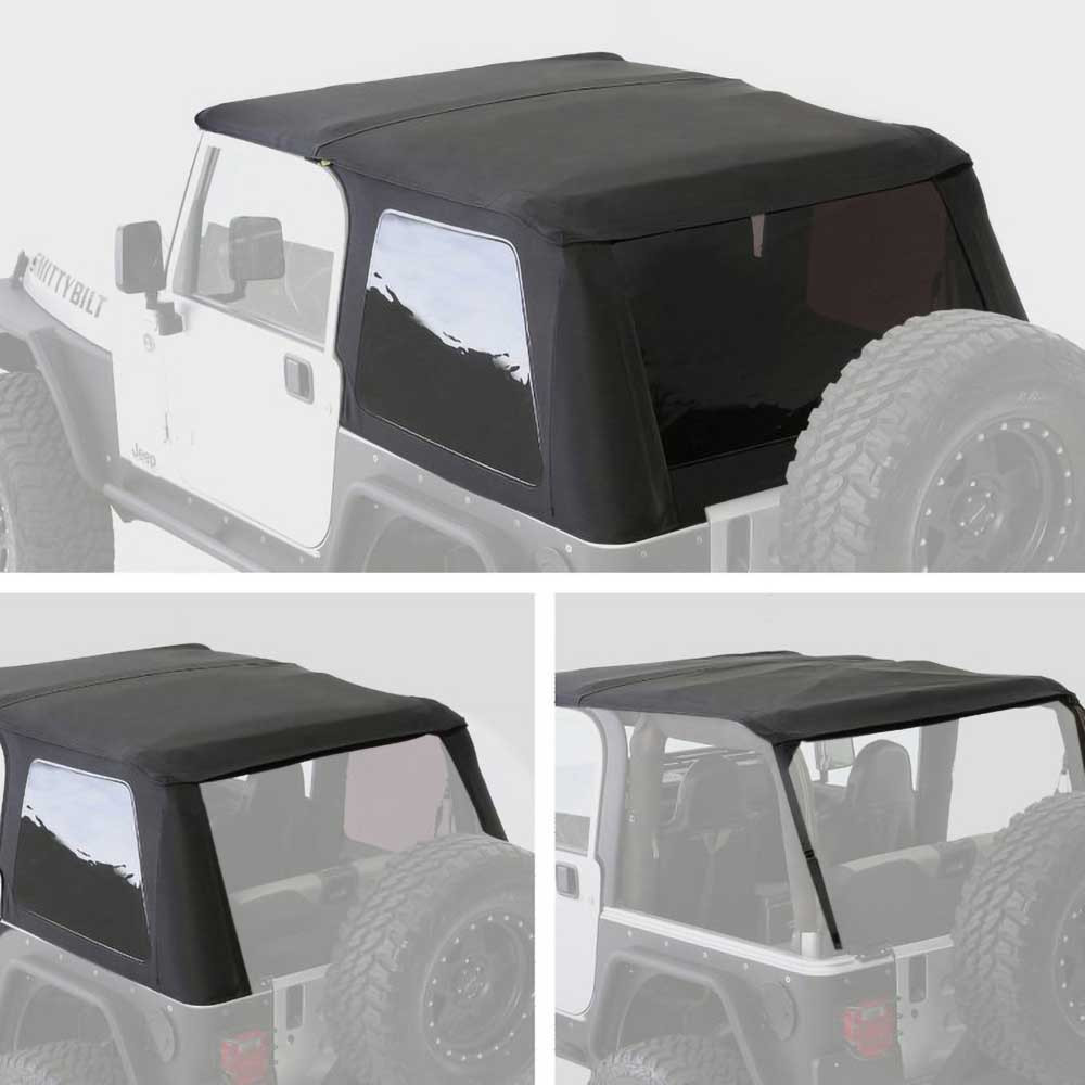 Soft top Slant Black Diamond Smittybilt - obrazek 6