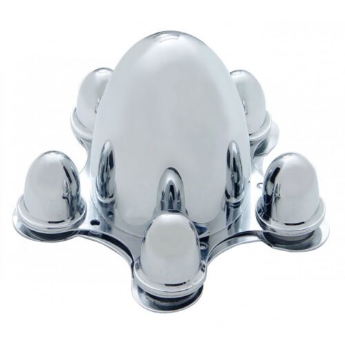 Chromowany dekiel Spider caps rozstaw 5×127