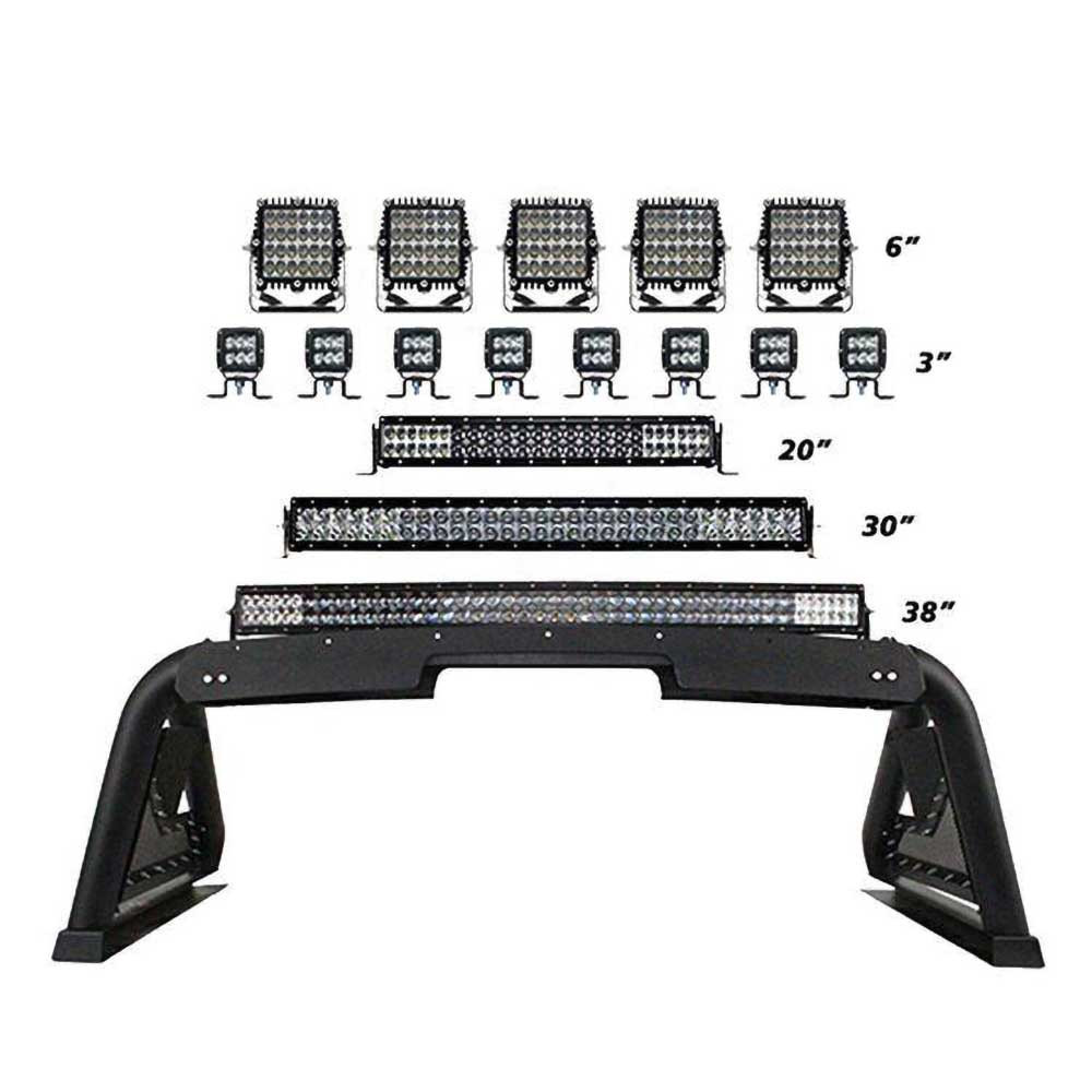 Sport bar 2.0 z elektrycznym modułem chowania lamp Go Rhino - obrazek 3