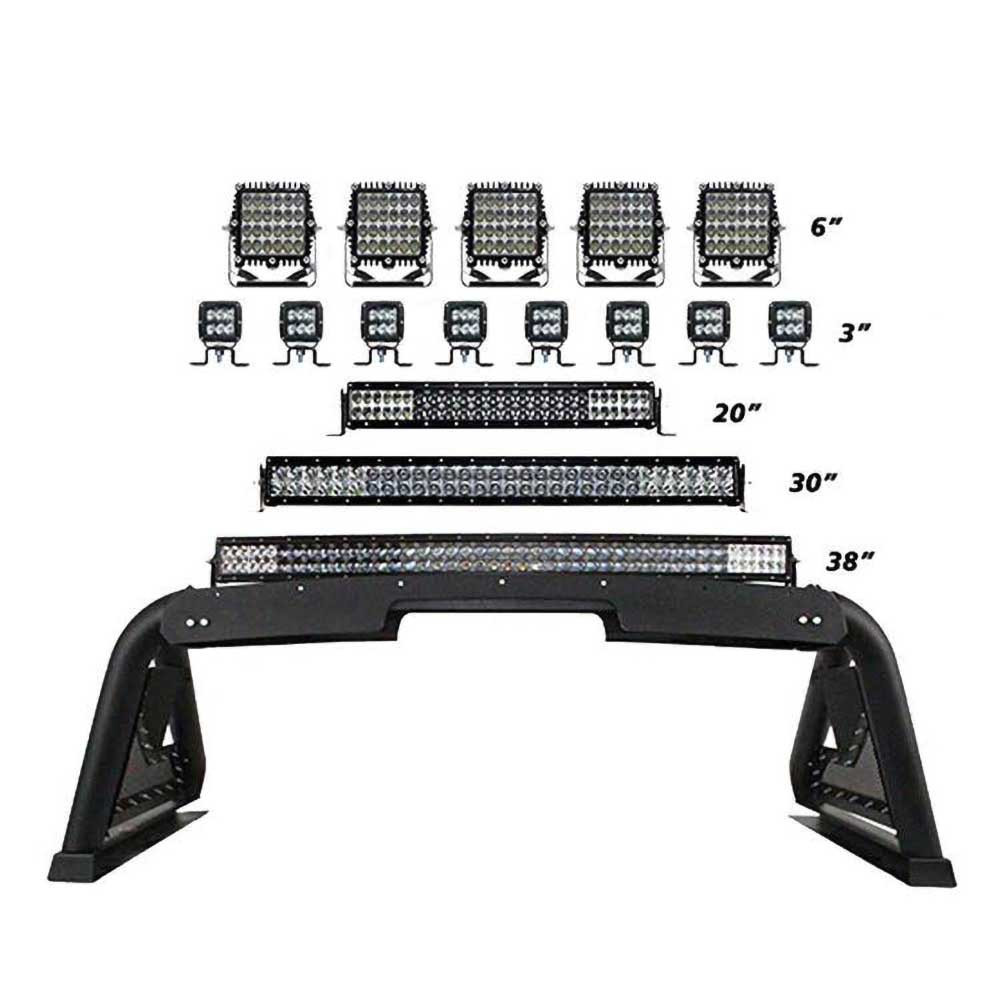 Sport bar 2.0 z elektrycznym modułem chowania lamp Go Rhino - obrazek 3