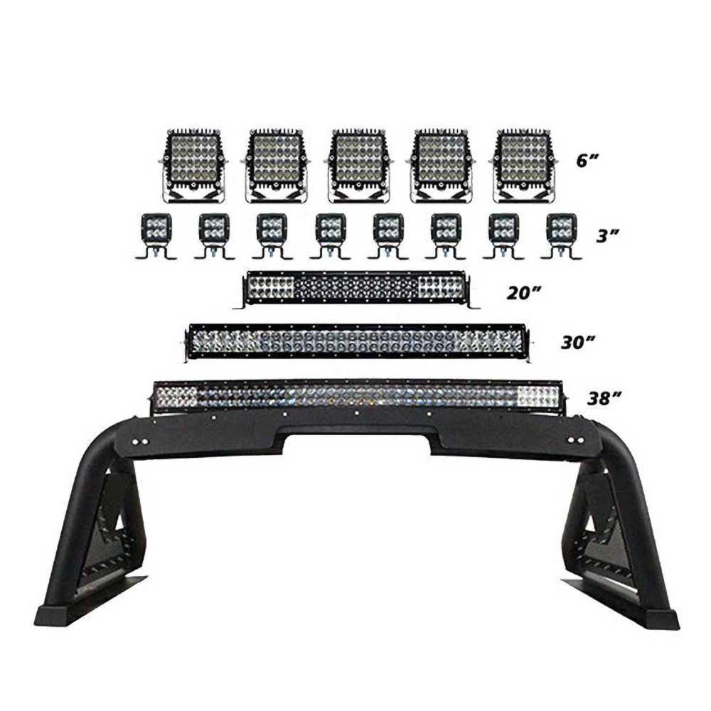 Sport bar 2.0 z elektrycznym modułem chowania lamp Go Rhino - Image 11