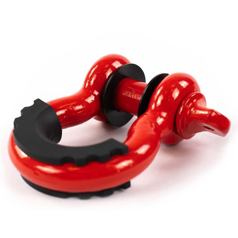 Szekla para czerwona OFD D-ring 3/4" - obrazek 4