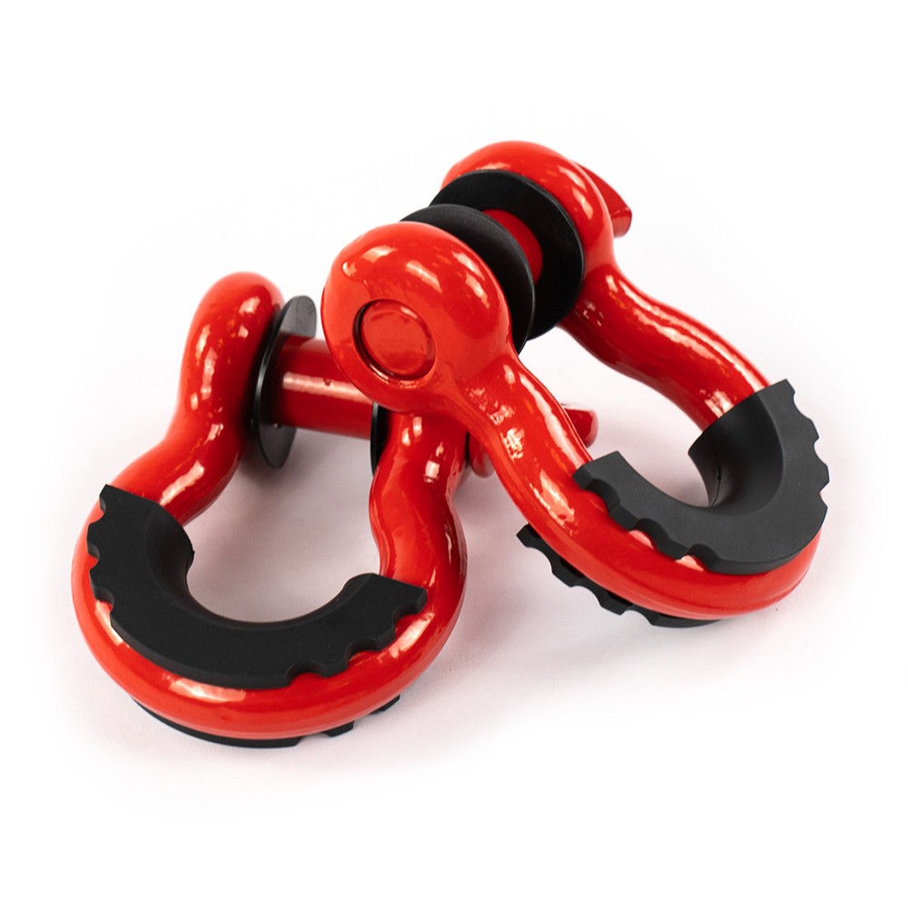 Szekla para czerwona OFD D-ring 3/4"