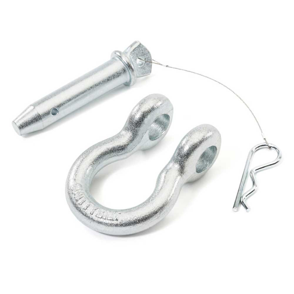 Szekla z zawleczką silver Smittybilt D-ring 3/4"