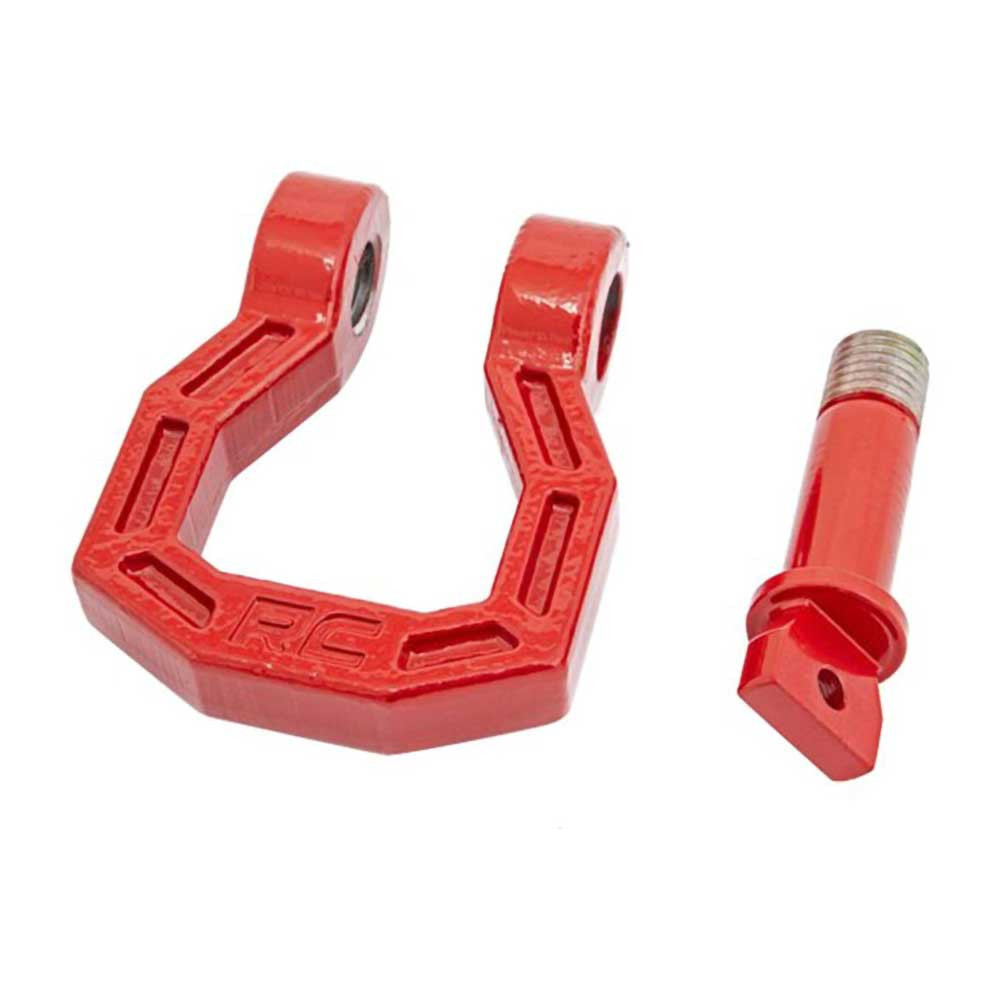 Szekle czerwone Rough Country D-ring 3/4" - obrazek 2