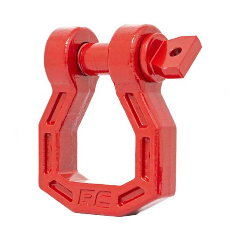 Szekle czerwone Rough Country D-ring 3/4" - obrazek 3