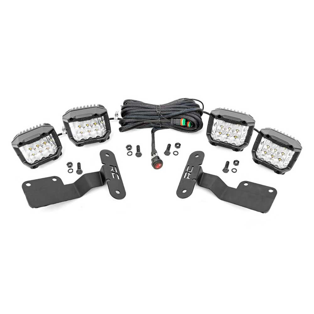 Szerokokątne lampy LED OSRAM 3" z mocowaniem Rough Country