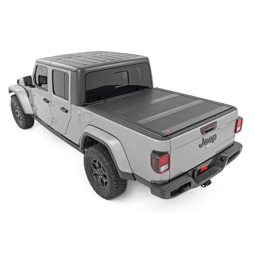 Twarda pokrywa paki tri-fold niski profil Rough Country 5' - obrazek 3