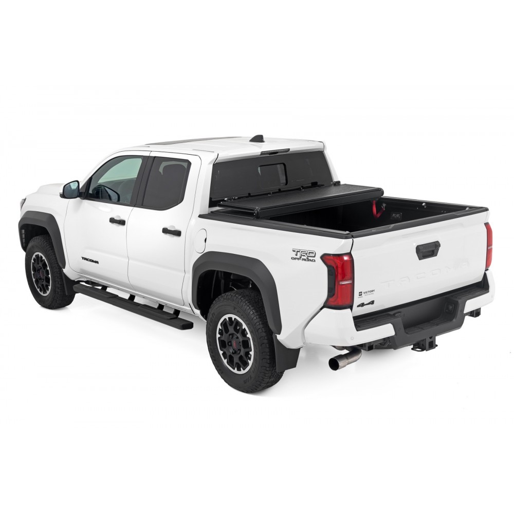 Twarda pokrywa paki tri-fold niski profil Rough Country 5' - Image 4