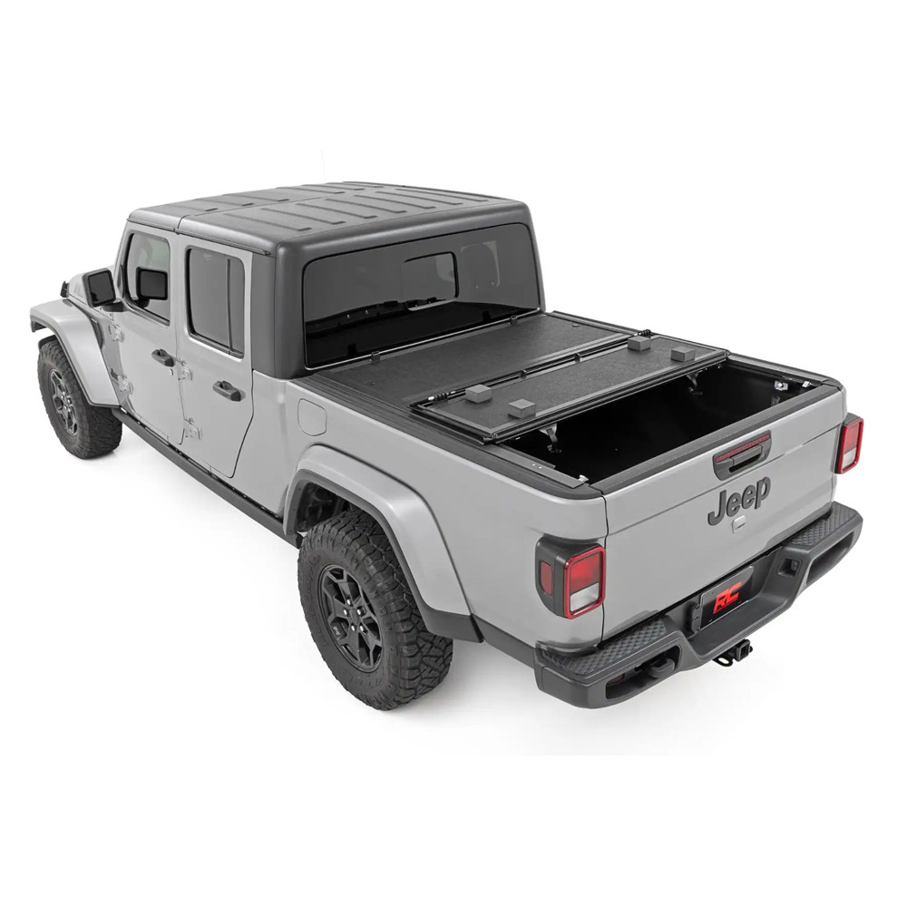 Twarda pokrywa paki tri-fold niski profil Rough Country 5' - obrazek 4