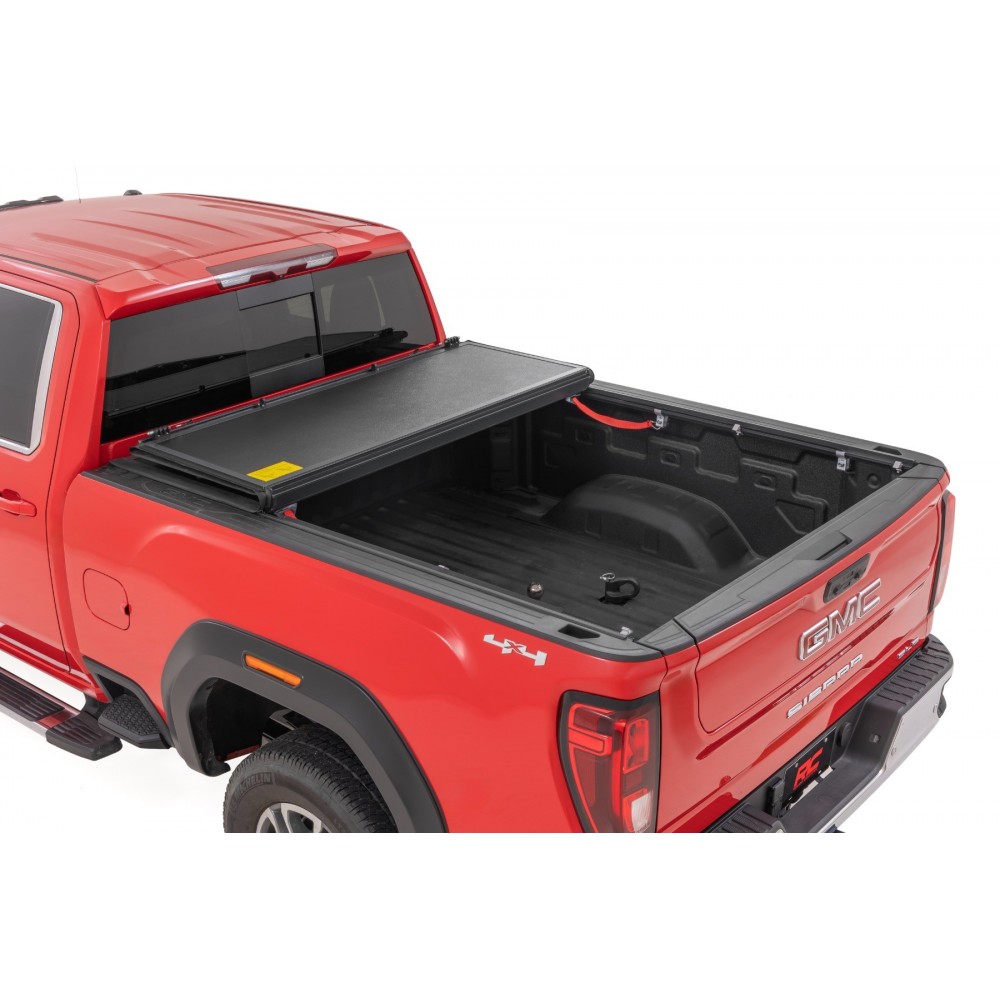 Twarda pokrywa paki tri-fold niski profil Rough Country 6'9" - obrazek 2