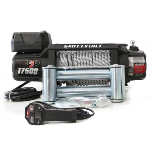 Wyciągarka z liną stalową i pilotem bezprzewodowym 17500 lbs Smittybilt X20 GEN2