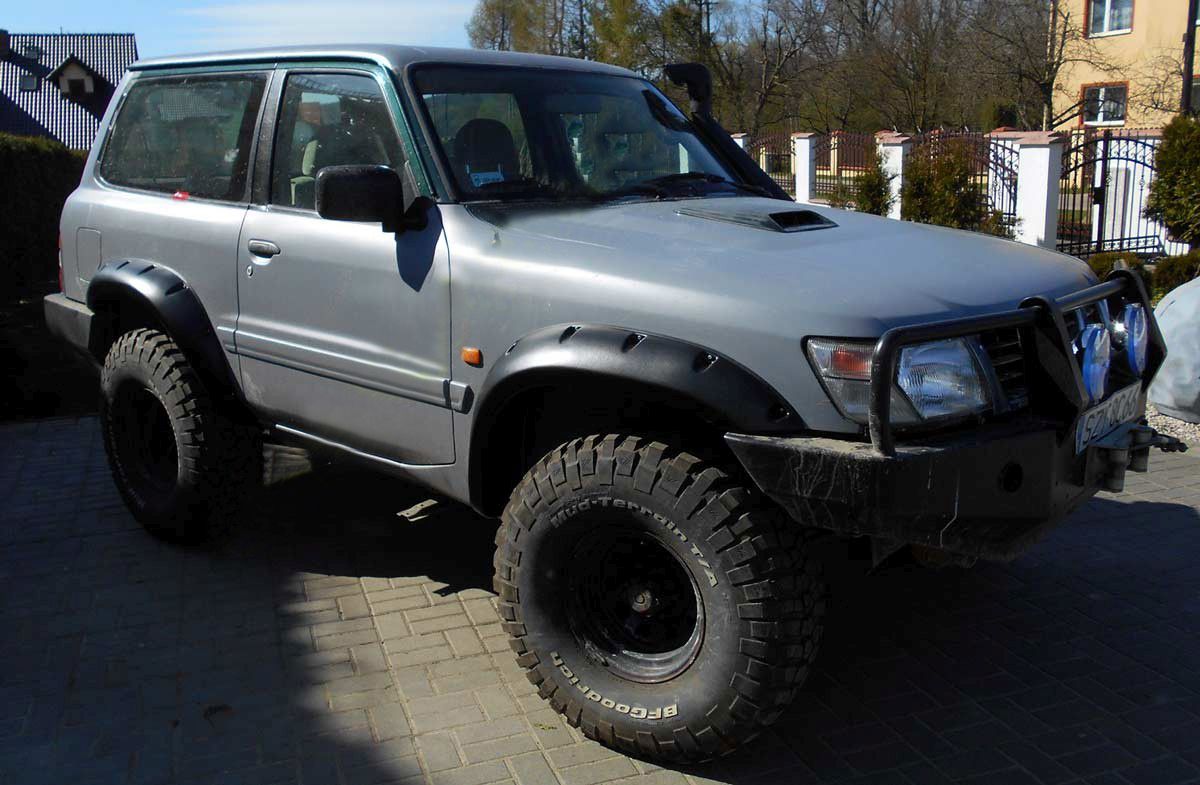 POSZERZENIA BŁOTNIKÓW NISSAN PATROL Y61 GR 3D 1997- 2004