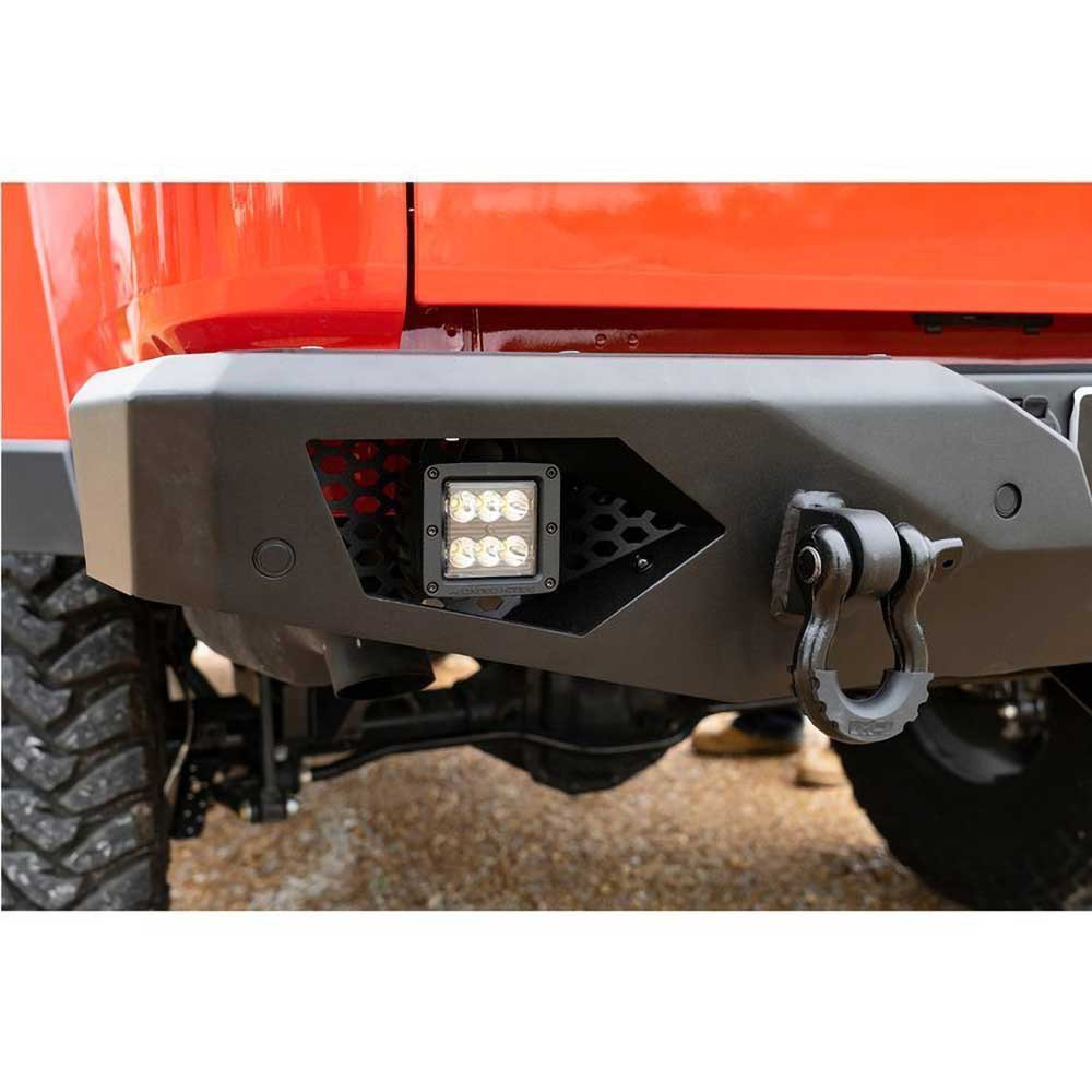 Zderzak stalowy tył z oświetleniem LED Rough Country Rock Crawler - obrazek 11