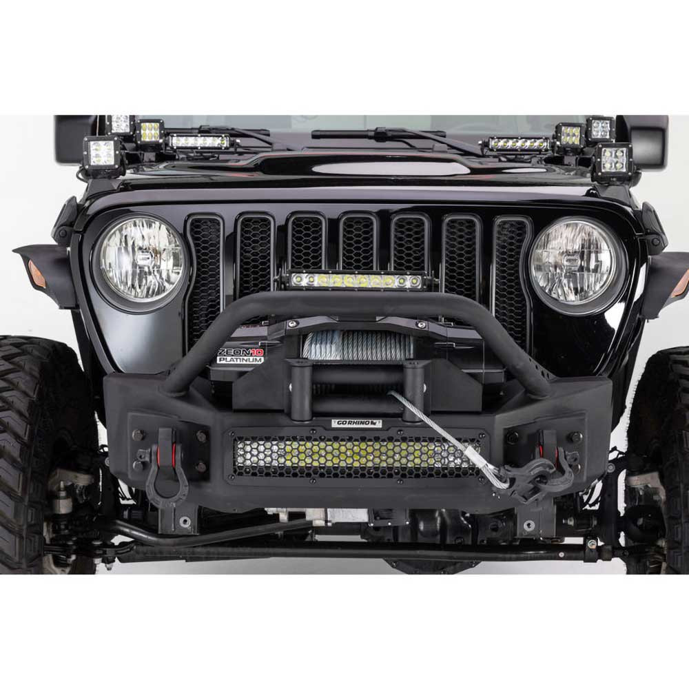 Zderzak stubby przód z bull barem Go Rhino Rockline - obrazek 5