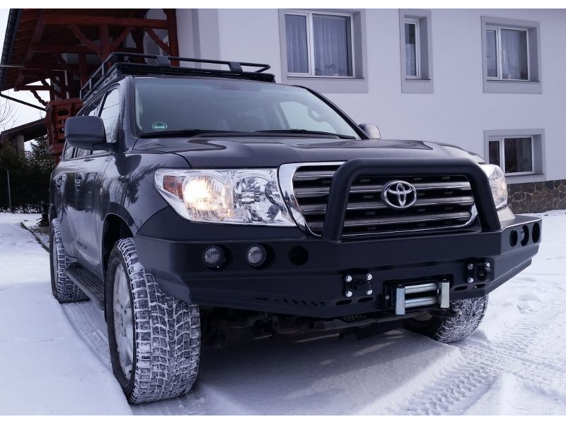 Zderzak stalowy przedni do Toyota LC-200 pod wyciągarkę