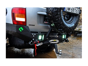 Zderzak tylny Jeep WJ/WG “Backfire” pod wyciągarke