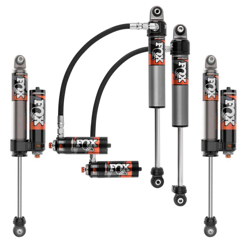 Zestaw amortyzatorów FOX Performance Elite 2.5 Reservoir Regulowany DSC Lift 0-1,5"