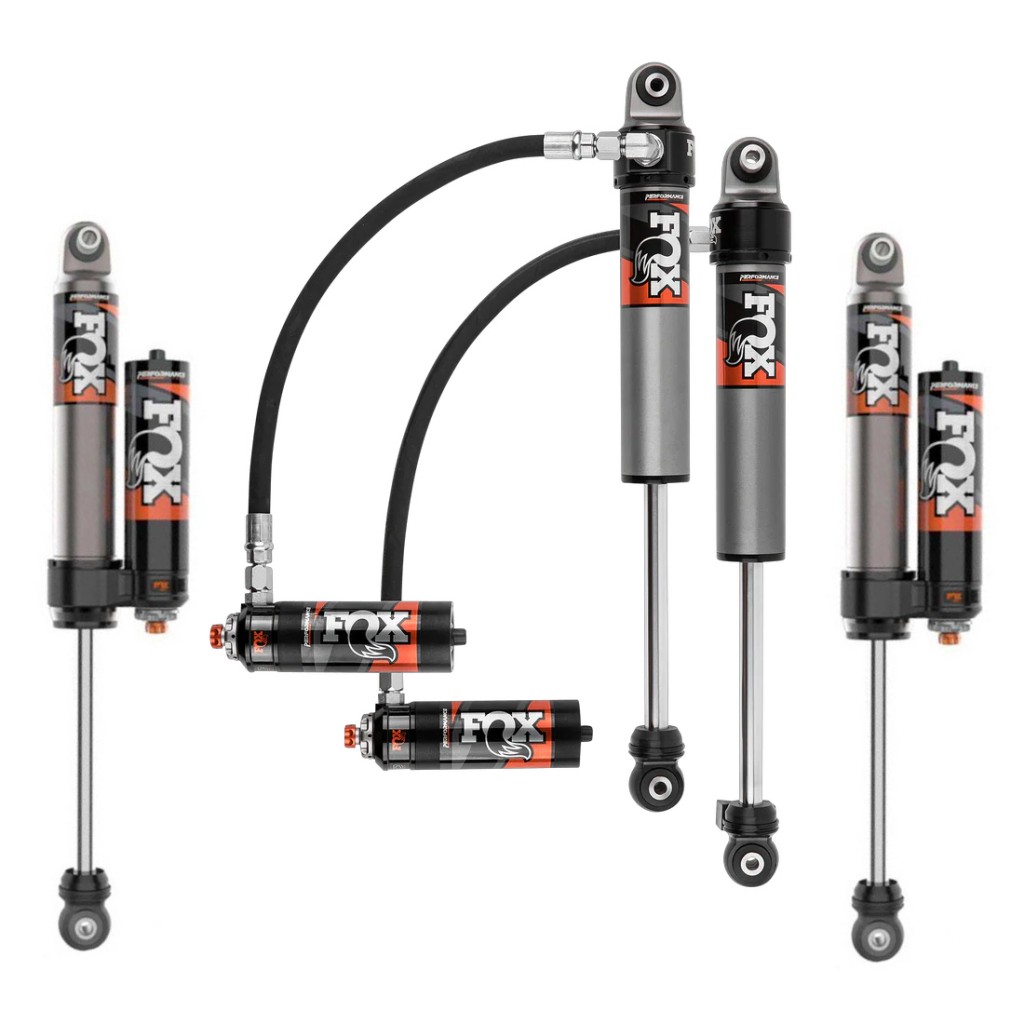Zestaw amortyzatorów FOX Performance Elite 2.5 Reservoir Regulowany DSC Lift 4,5-6"