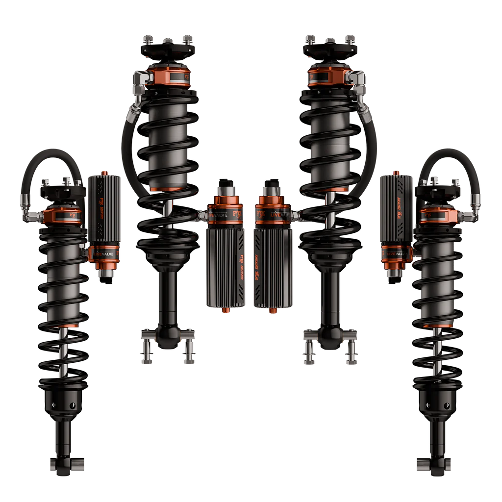 Zestaw coiloverów FOX Factory Race 3.2 Live Valve Reservoir Lift 3-4.5"