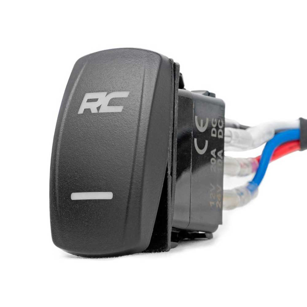 Zestaw lamp LED 2" White DRL Rough Country Black Series - obrazek 4
