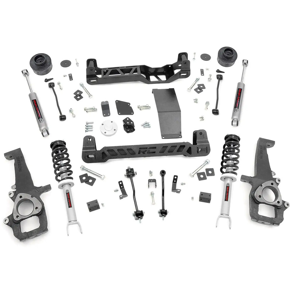 Zestaw zawieszenia z amortyzatorami N3 Rough Country Lift 4"