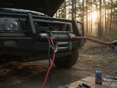 Wyciągarka elektryczna 12V: pobór prądu i podłączenie