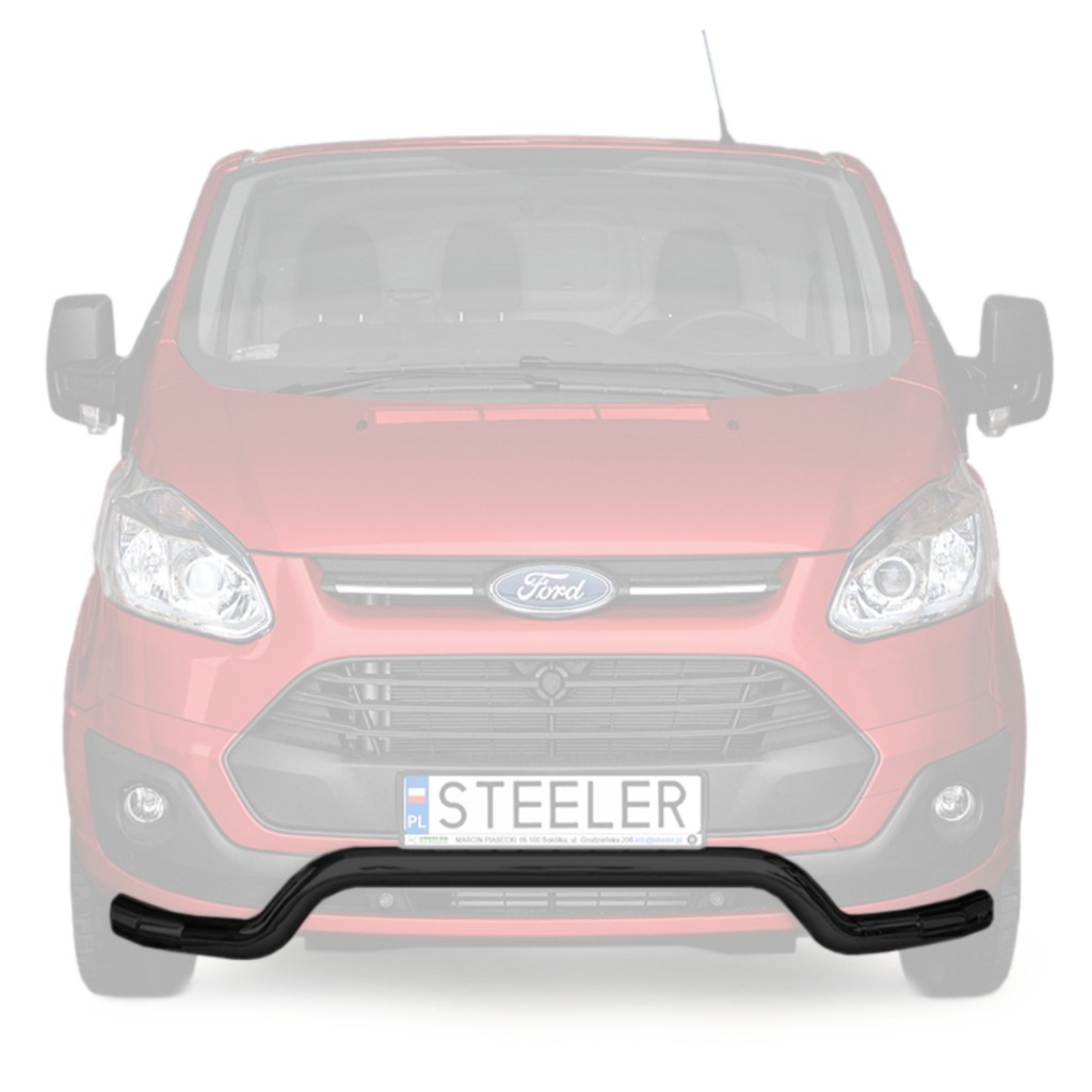 Bull bar niski czarny Steeler 12-18