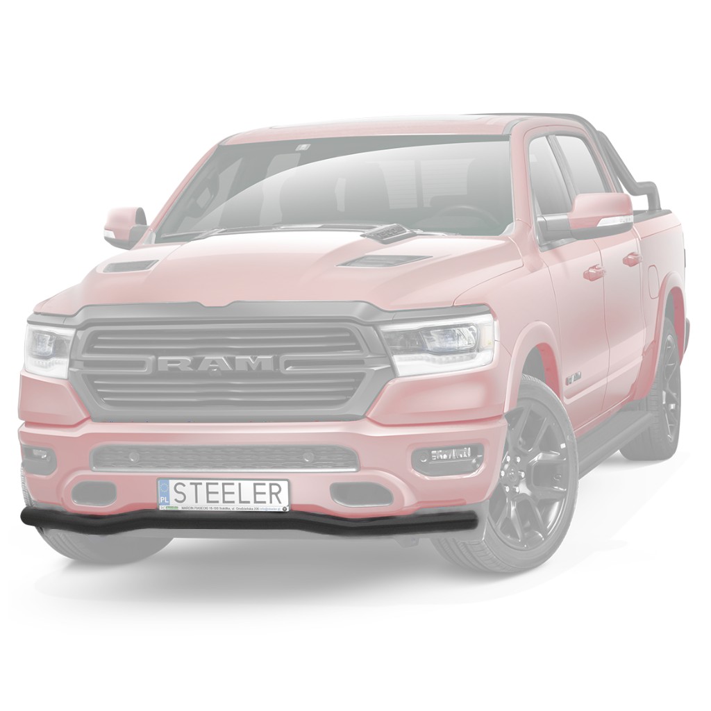 Bull bar niski czarny Steeler