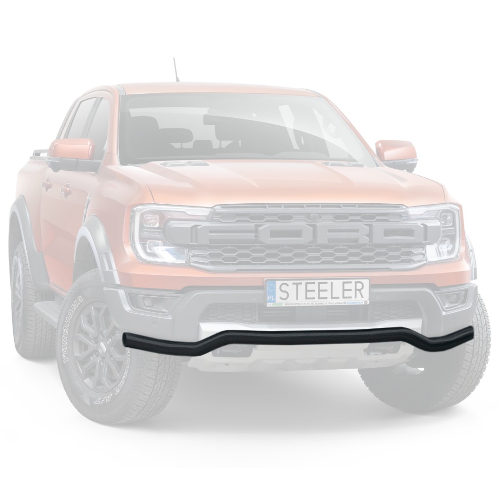 Bull bar niski czarny Steeler