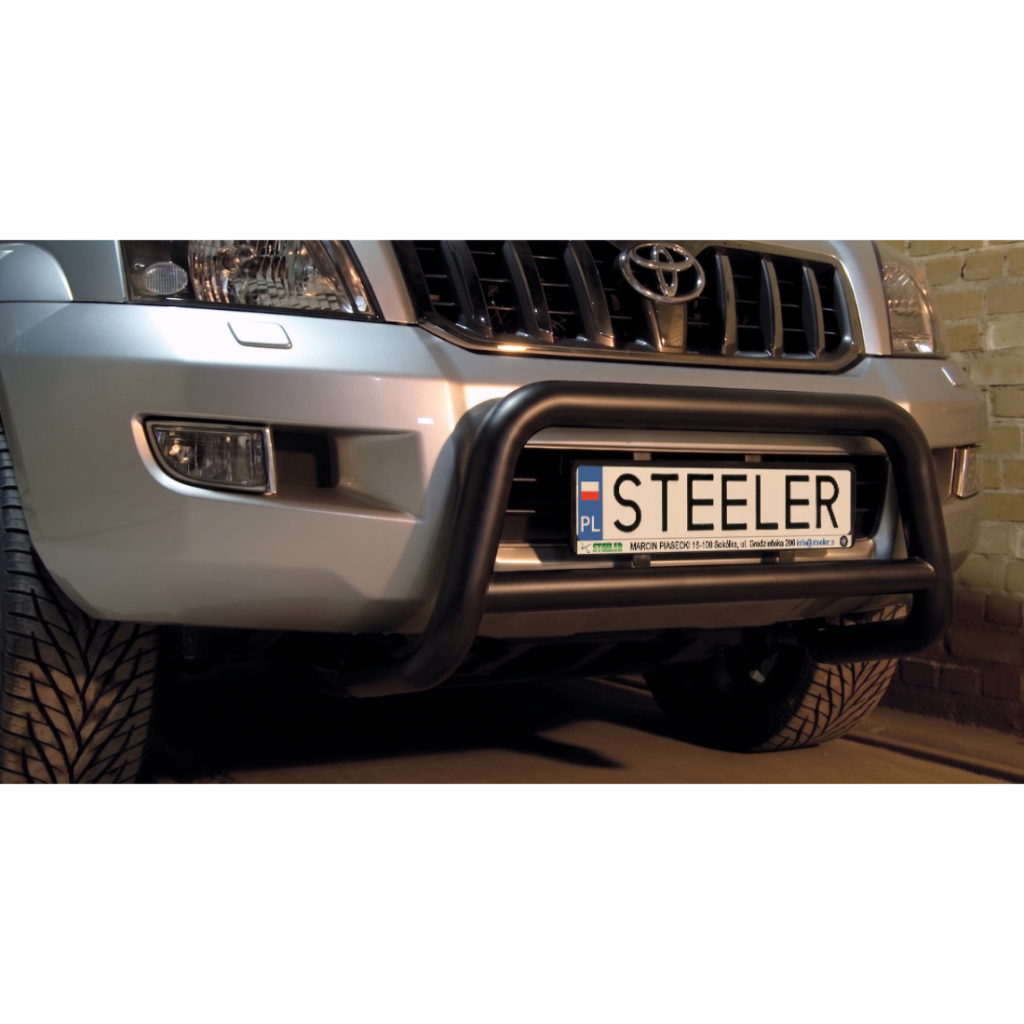 Bull bar z poprzeczką czarny Steeler - obrazek 2