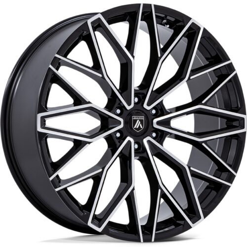 Felga aluminiowa AB050 MOGUL 6 Gloss Black W/ Machined Face ASANTI