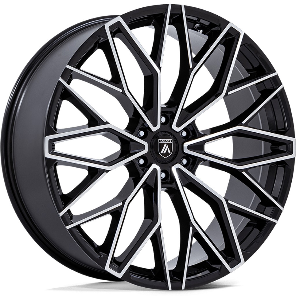 Felga aluminiowa AB050 MOGUL 6 Gloss Black W/ Machined Face ASANTI