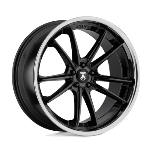 Felga aluminiowa ABL-23 SIGMA Gloss Black W/ Chrome Lip ASANTI