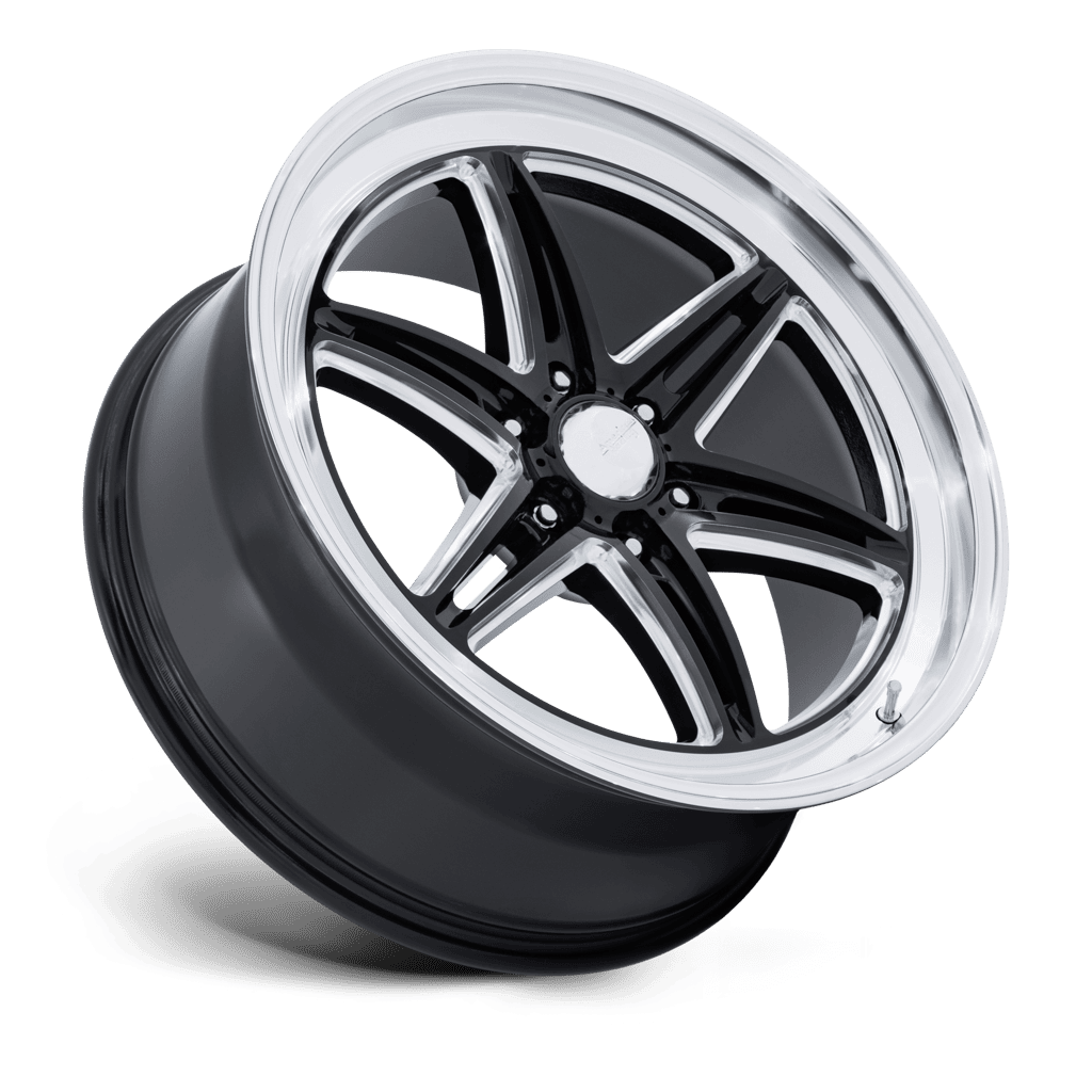 Felga aluminiowa AR953 GROOVE 6 DRAG Gloss Black Milled W/ Diamond Cut Lip AMERICAN RACING - obrazek 2
