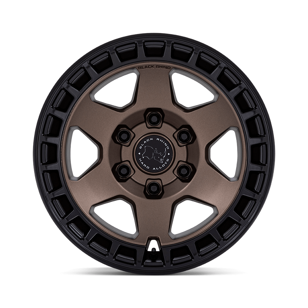 Felga aluminiowa BR022 BAHARI Burnt Bronze W/ Matte Black Lip BLACK RHINO - obrazek 2