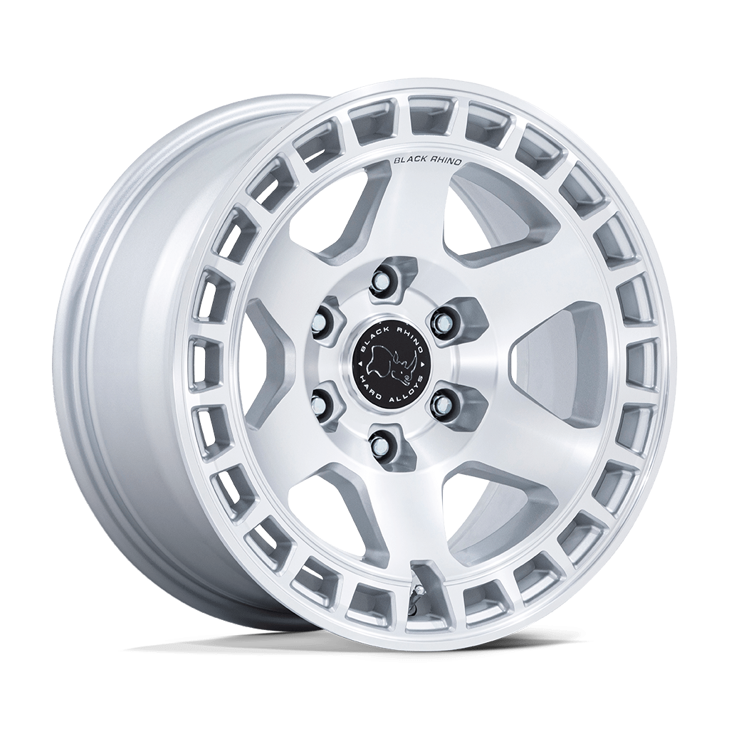 Felga aluminiowa BR022 BAHARI Gloss Silver W/ Machined Face BLACK RHINO