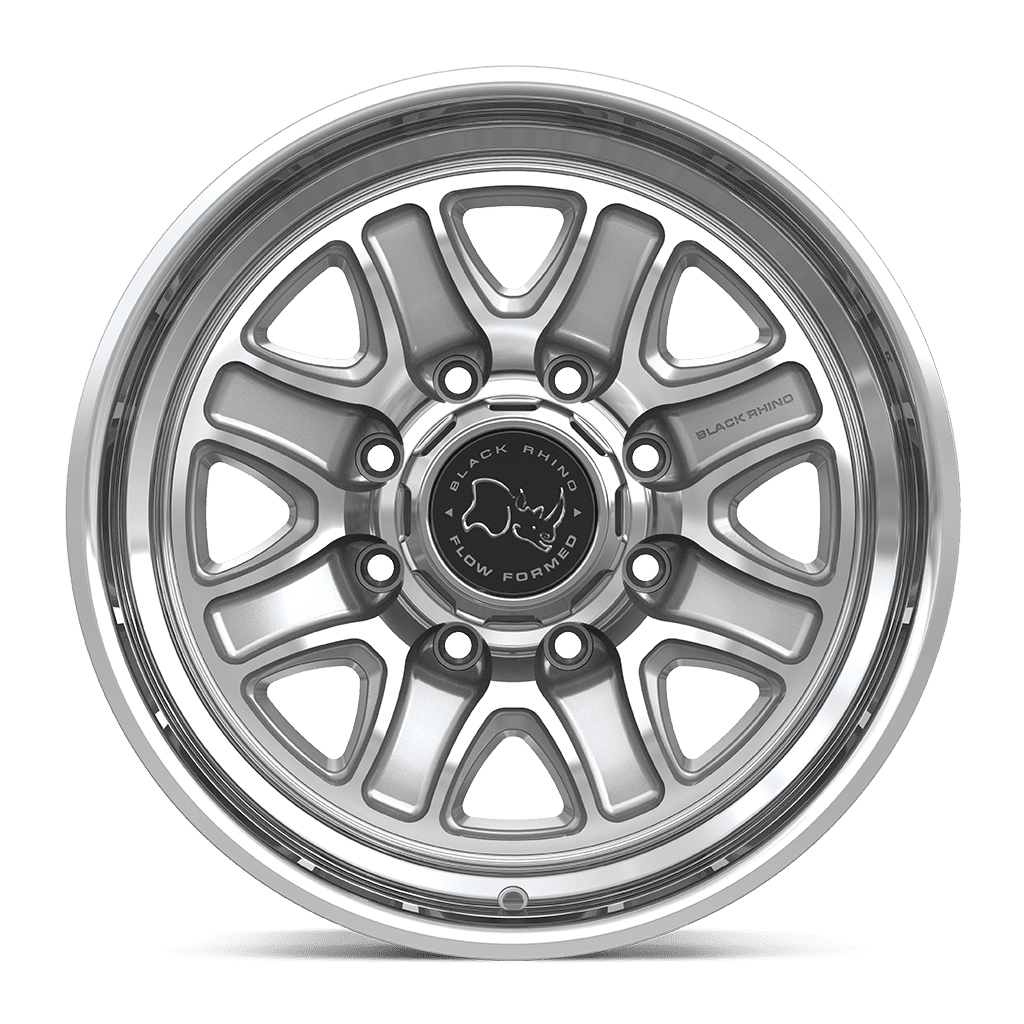 Felga aluminiowa BR032 ECHO Gloss Silver W/ Machined Face BLACK RHINO - obrazek 3